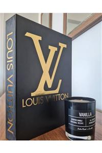 Katre Trade Louis Vuitton Kitap Kutusu Ve Vanilya Kokulu Mum Seti