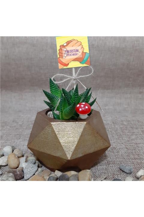 EHediyeci Iyi Ki Varsın Temalı Beton Saksı 6