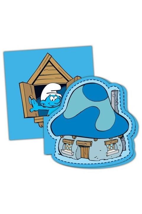 partisüs Şirinler Davetiye 6 Adet