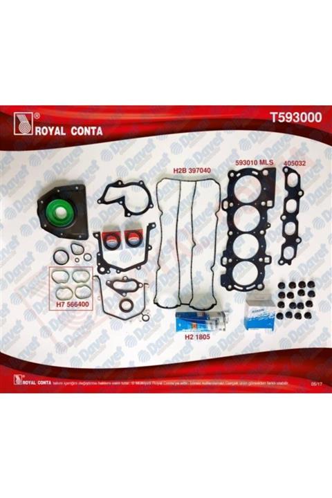 Royal Motor Takım Contası Reınz Kecelı Subap Lastıklı S.k.c Dahıl Focus Iı 0307 Foc