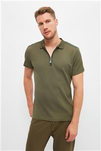 TRENDYOL MAN Haki Erkek Slim Fit Polo Yaka T-shirt TMNSS21PO0244