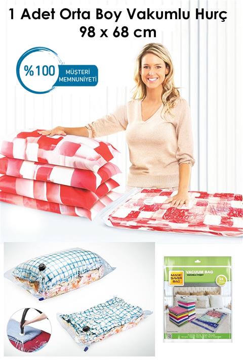 Hayveys Yer Kaplamayan Orta Boy Vakumlu Hurç 98 X 68