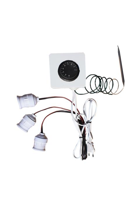 YOKO 3 Duylu Civciv Kafesi Kafes Isıtması Duylu Muhafazalı Ampul Destekli Isıtma Sistemi