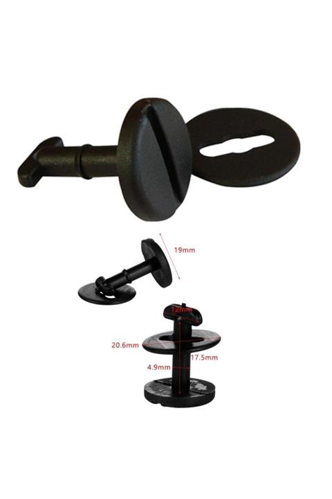 OTOZET Mini R50 Taban Döşeme Klipsi 51471881521 100 Adet