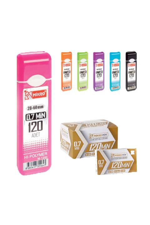 Mikro M-1260 Min 0,7 Mm Versatil Kalem Ucu 60 Mm 12 Li (1 Paket 12 Adet)