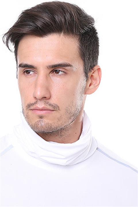 michaeller Baf Buff Bandana Düz Beyaz Dikişsiz Boyunluk Maske Ağızlık