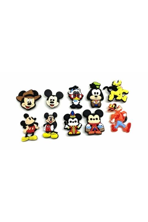 Croci 10 Adet Set Crocs Terlik Süsleri Jibbitz A-3