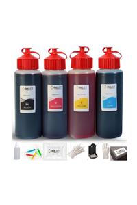 inkjet Canon G3400 Bitmeyen Kartuş  Photoink 4 Renk 500 ml - 4 adet