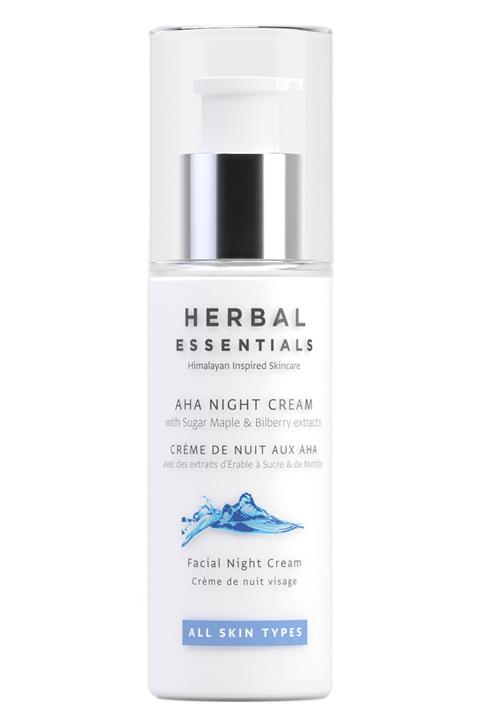 Herbal Essentials Aha Gece Kremi (Aha Şekerli Akçaağaç Ve Yaban Mersini Özlü) 50 ml