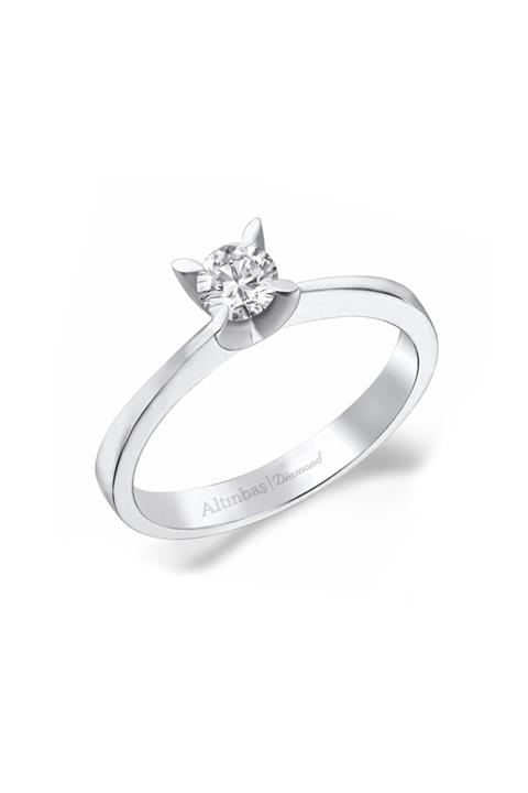 Altınbaş Kadın Pırlanta Tektaş Yüzük