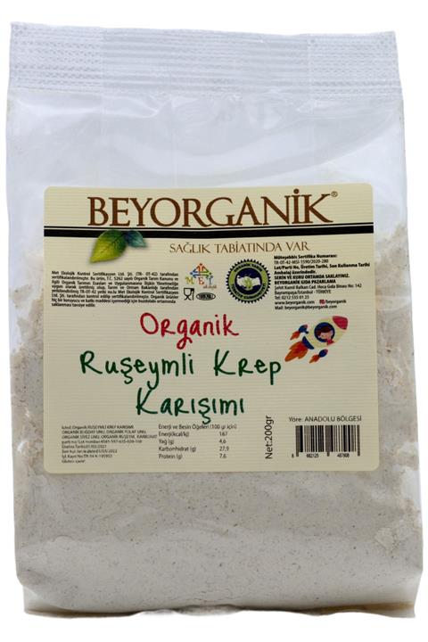 BEYORGANİK Organik Ruşeymli Krep Karışımı 200gr