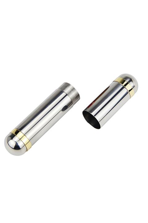 Falconetti Çelik Gold Şerit Tekli 54 Ring Puro Kılıfı Puro Kutusu Rb89