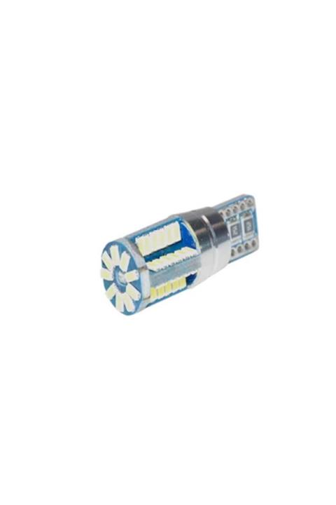 FATİHMOTO Dipsiz Beyaz Led Ampul 12v-24v T10 57 Led Canbus 2 Adet