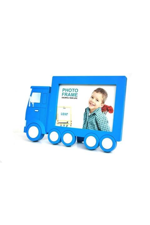 Berrinstore Çerçeve Okul Arabası Duvar Masaüstü Dekoratif Fotoğraf Çerçevesi