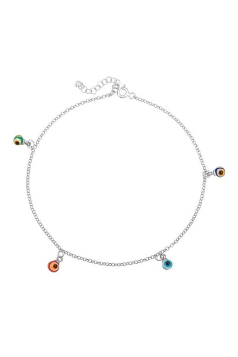 Gumush Gümüş Renkli Nazar Göz Halhal