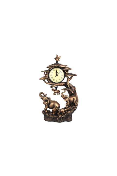 Lucky Art Bronz Filli Saat 28 Cm