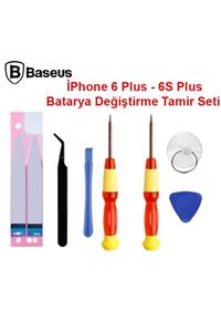 Baseus Iphone 6 Plus - 6s Plus Batarya Değiştirme Tamir Seti-rz