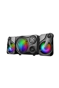 Sezy Music D.j Bluetoothlu 2+1 Radyolu Usb Rgb Ses Sistemi