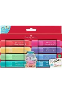 Faber Castell Pastel Renkler 8'li Fosforlu Kalem 46