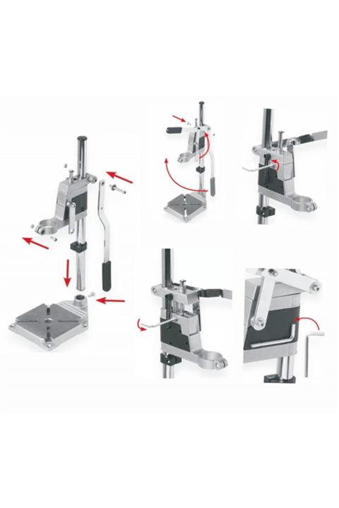 TROY 90007 Ayarlanabilir Matkap Tezgahı (420mm)