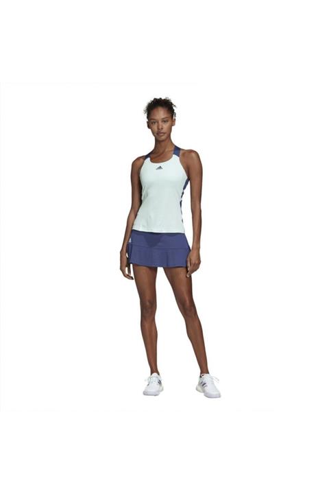 adidas Fk0762 Gameset Heat Kadın Mavi Tenis Tişört