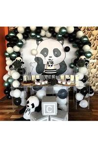 selens party Panda Konsept Balon Zincir 60 Adet