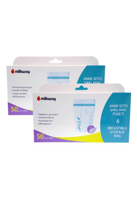 Milkway Süt Saklama Poşeti 50 Li X 2 Adet