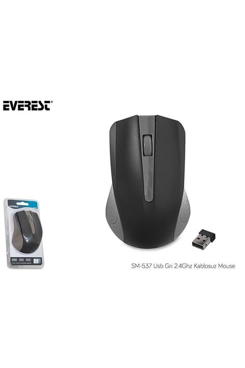 Everest Sm-537 Usb Gri 2.4 Ghz Kablosuz Mouse