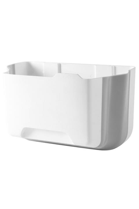 yakuppolt Portatif Katlanabilir Askılı Ev Araç Çöp Kutusu Dolap Kapağına Içten Takmalı Çöp Kutusu-açık Mavi