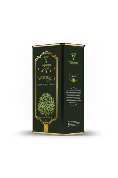 Yağhanem Natürel Sızma Soğuk Sıkım Zeytinyağı, Ayvalık Serisi - 5lt