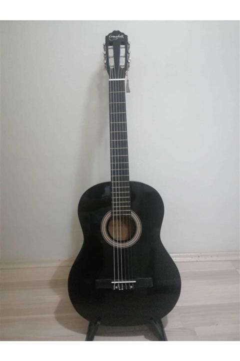 Campbell Klasik Gitar 4/4 Tam Boy Siyah (KILIF VE PENA)