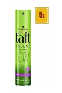 Taft Saç Spreyi Volume 250 Ml 5'li Set