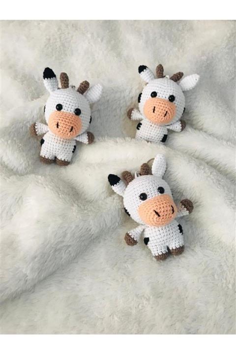 YANNS Amigurumi, Özel Tasarım, El Örgüsü, Buzu, Anahtarlık, Çanta Süsü, Handmade, 1 Adet