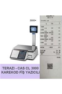 CAS Cl 3000 Karekod Fiş Yazıcılı Terazi