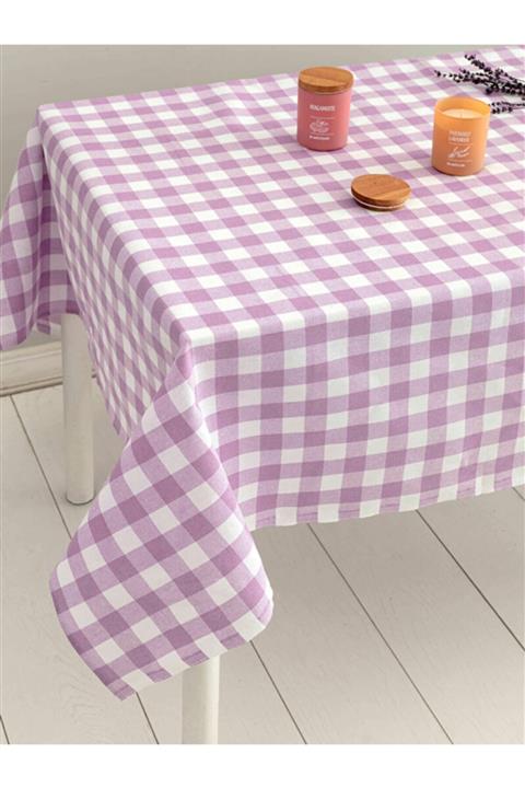 Nazar Tekstil Eflatun Sofra Bezi ve Piknik Örtüsü