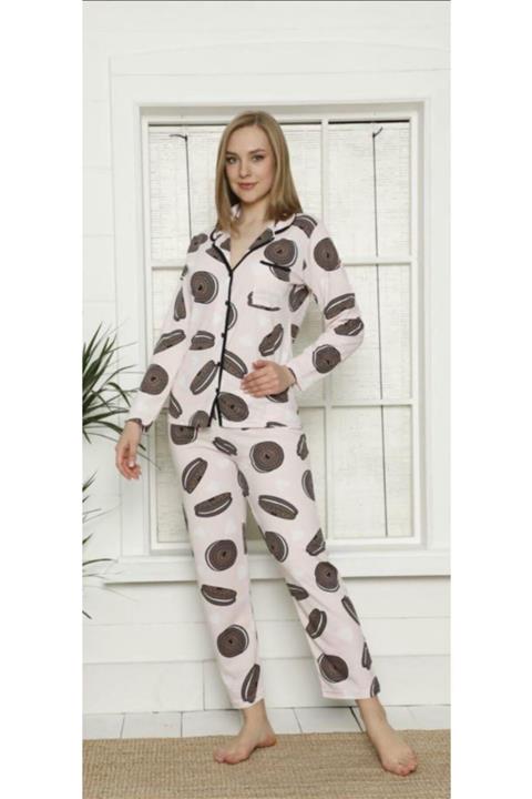 MİSS FELİZ Pudra Desenli Bayan Pijama Takımı