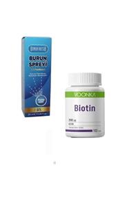 RINOFRESH Panthenol Burun Spreyi 20 ml + Biotin 2500 Mcg 102 Tablet