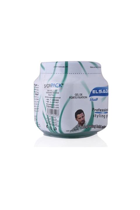 Elsada Professıonal Long Lastıng Hold Stylıng Gel 1000 Ml (green) Ekstra Kalıcı Jöle