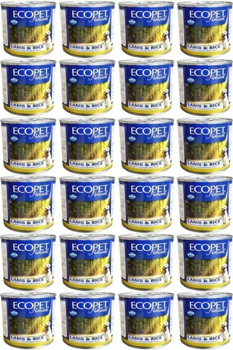 Farmina Ecopet Natural Kuzu Etli Ve Pirinçli Köpek Konservesi 300 Gr 24 Adet