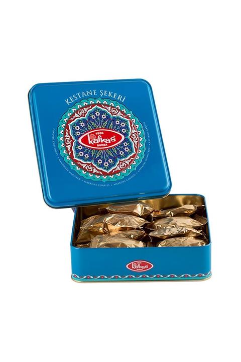 Kafkas Kestane Şekeri Baraklı Çinili Teneke