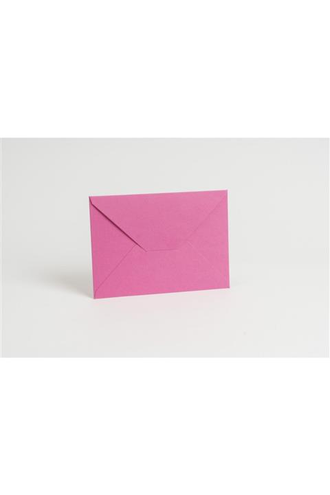 ARTİMED Pembe Yatay Üçgen Kapaklı Davetiye Zarfı 13x18 cm 100 Adet