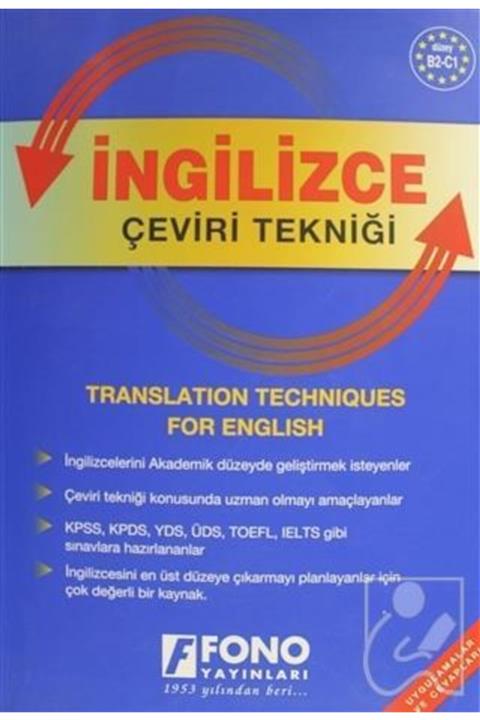 Fono Yayınları Ingilizce Çeviri Tekniği