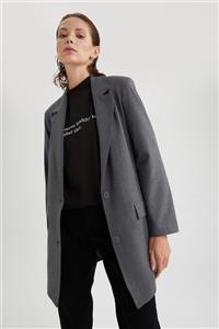 DeFacto Regular Fit Çift Cepli Blazer Ceket