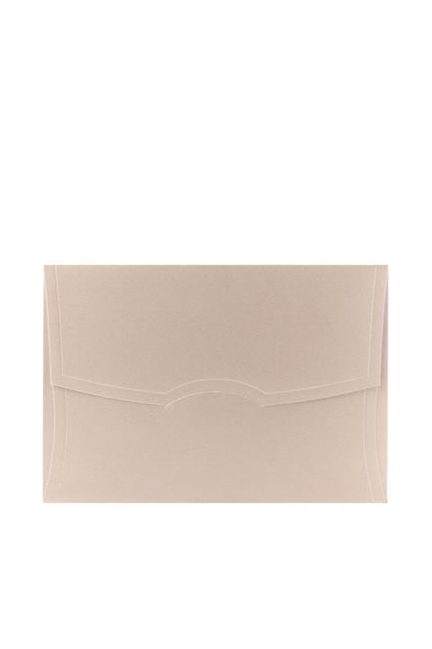 Ege Metalik Krem Lüks Davetiye Zarfı -50 Adet 16x23 cm240gr
