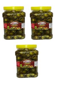 YÜCEL TURŞU VE ZEYTİNLERİ Gedelek Jalapeno Biber Turşusu 1kg X 3 Adet