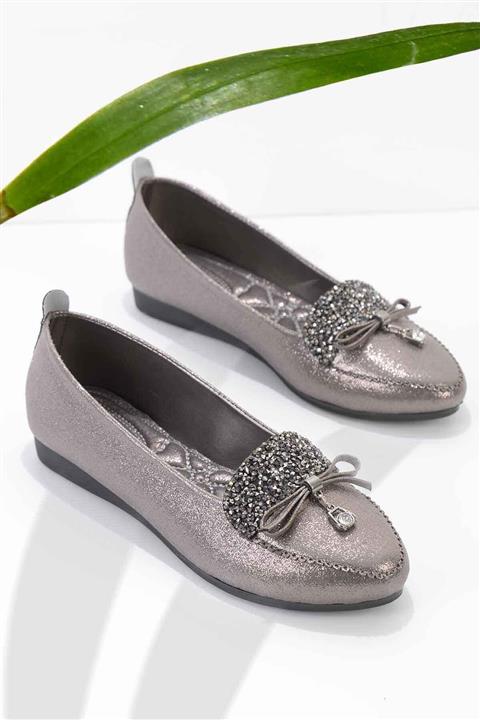 Bambi Platin Kadın Babet K01867266836