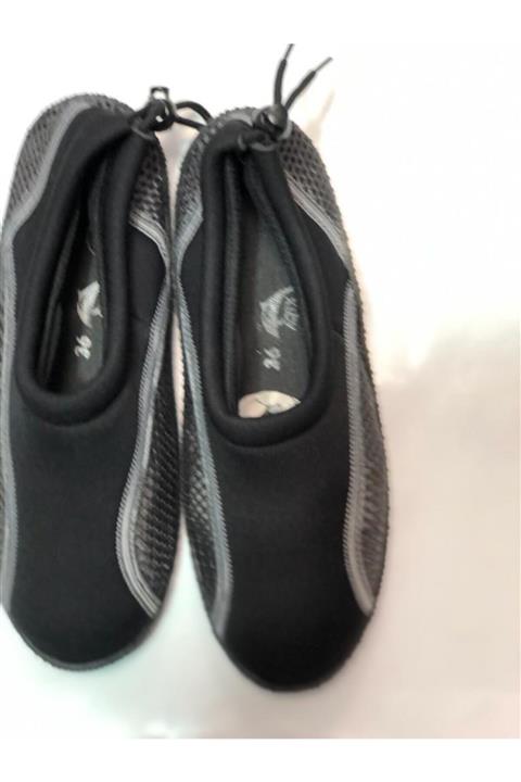 güven kundura Unisex Siyah Füme Deniz Ayakkabısı