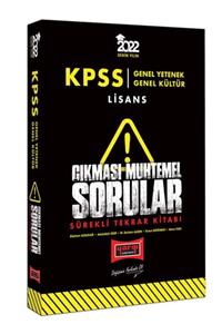 Yargı Yayınları 2022 Kpss Gy Gk Lisans Çıkması Muhtemel Sorular