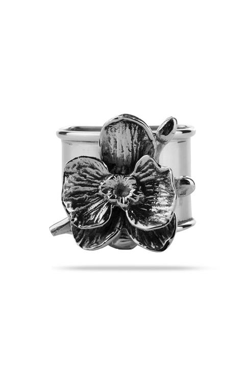 Dentelles Orkideli Peçete Yüzüğü