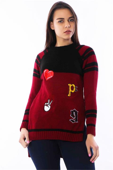 modaroyal Triko Kazak Nakışlı Butik